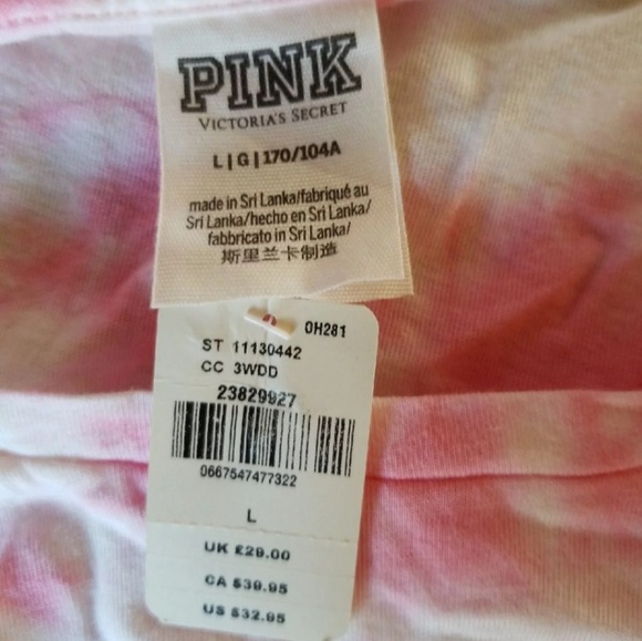 PINK Pink Tye-dye Crop Top - Picture 3 of 3